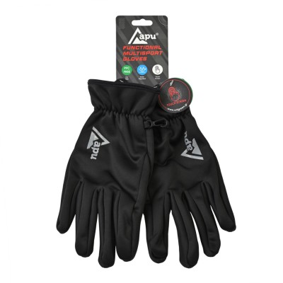 ΓΑΝΤΙΑ APU STRETCHY SOFTSHELL REPEL 80522 ΜΑΥΡΟ